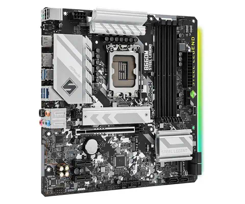 Asrock B660M Steel Legend Intel B660 LGA 1700 micro ATX - Carte mère - visuel 4