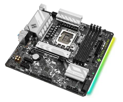 Asrock B660M Steel Legend Intel B660 LGA 1700 micro ATX - Carte mère - visuel 3