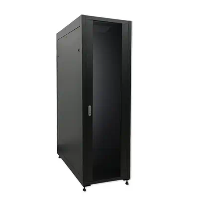 MCL 19p 42U cabinet W. 800 D. 1000 Rack autonome Noir - Clavier - visuel 1