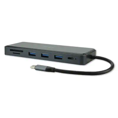 MCL MD1A99AUSB3C557 station d'accueil Avec fil USB 3.2 Gen 1 (3.1 Gen 1) Type-C Noir - Station d'accueil pour portable - visuel 2