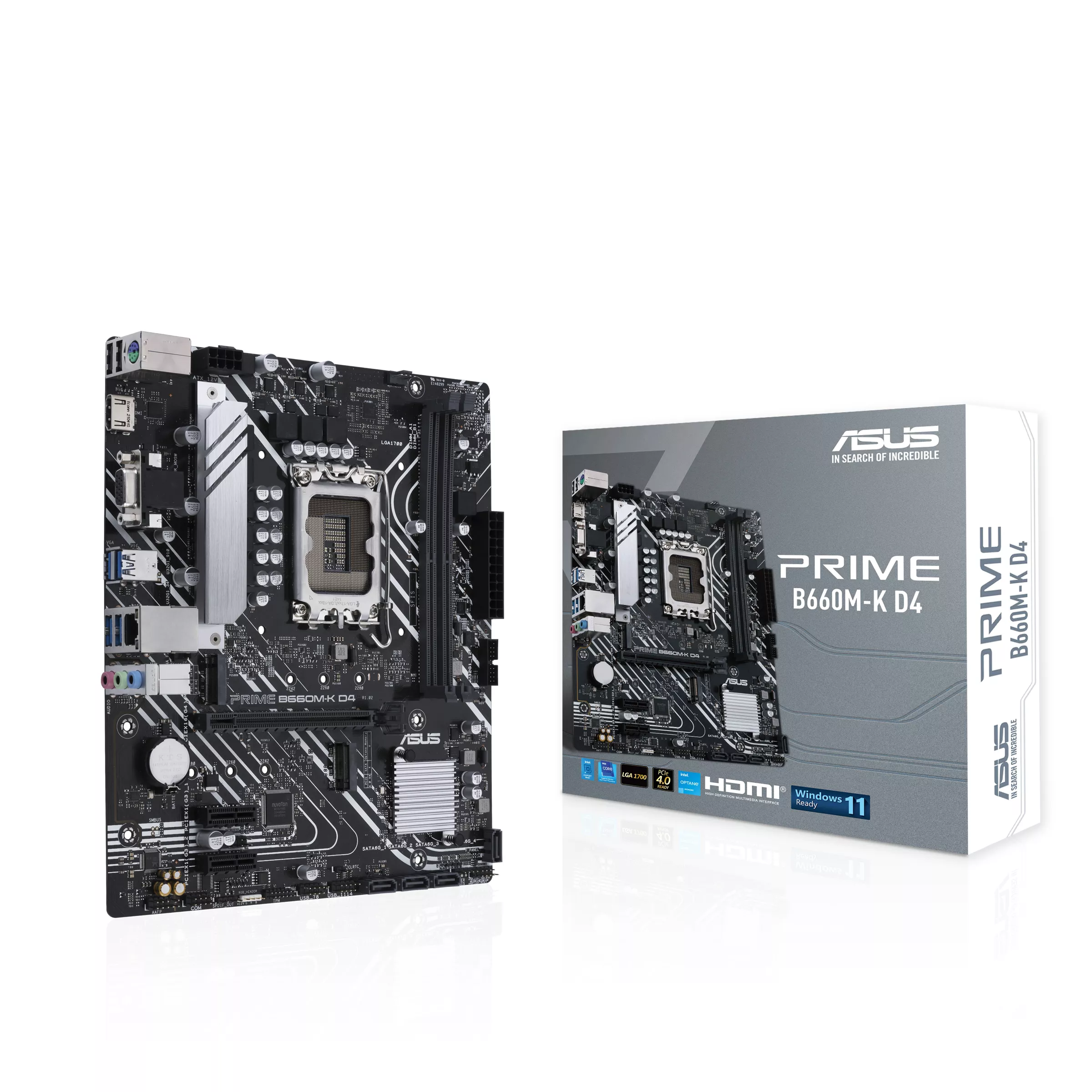 Vente ASUS PRIME B660M-K D4 LGA1700 2xDIMM DDR4 mATX ASUS au meilleur prix - visuel 2