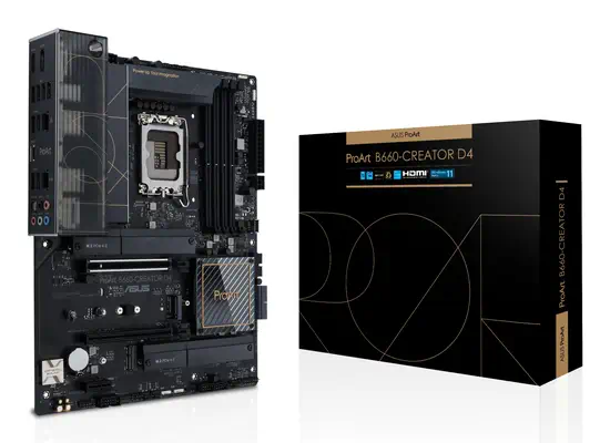 ASUS PROART B660-CREATOR D4 Intel B660 LGA 1700 ATX - Asus - Carte mère - visuel 4