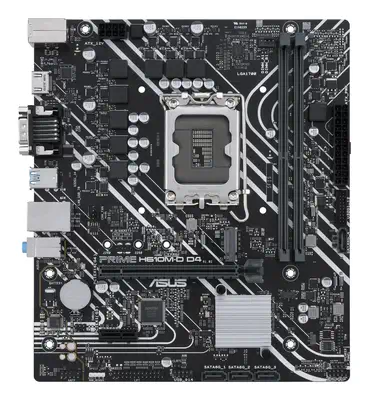 ASUS PRIME H610M-D D4 Intel H610 LGA 1700 micro ATX - Asus - Carte mère - visuel 2