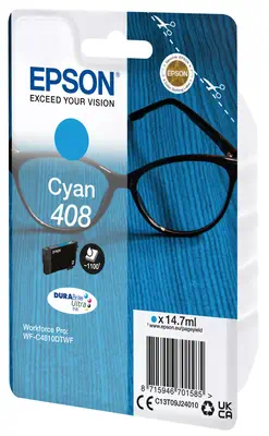 Vente EPSON Singlepack Cyan 408 DURABrite Ultra Ink Epson au meilleur prix - visuel 2