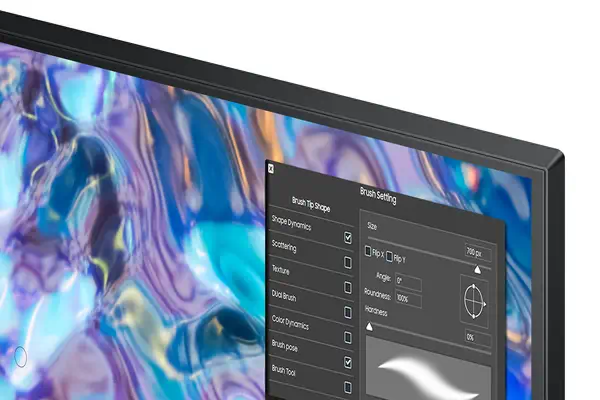 27" ViewFinity S6 S61B QHD Monitor Samsung - visuel 1 - hello RSE - Appréciez la qualité quel que soit l’angle de vision