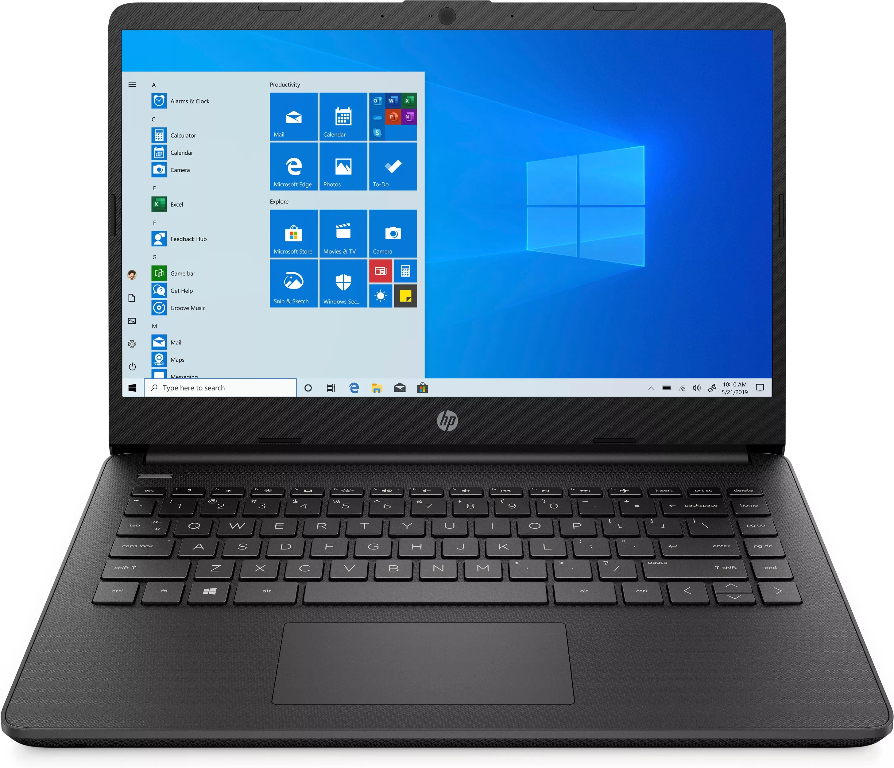 HP Laptop 14s-dq0066nf Intel Celeron N4020 14p HD HP - visuel 1 - hello RSE - Rechargeable et productif. À longueur de journée.