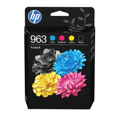 963 Pack de 4 cartouches d'encre Noir/Cyan/Magenta/Jaune authentiques - HP - Toner - visuel 1