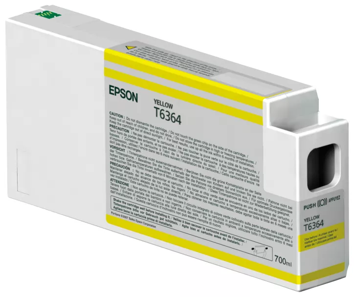 Revendeur officiel Autres consommables EPSON T6364 cartouche de encre jaune capacité standard