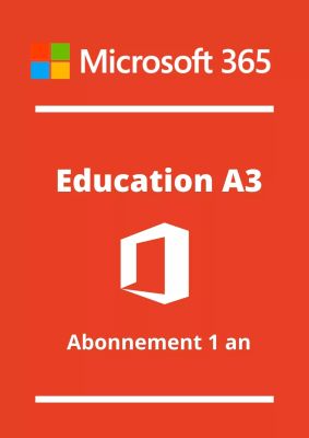 Achat Microsoft 365 Education Microsoft 365 A3 pour Etudiants (Utilisateurs gratuits) - Abonnement 1 an