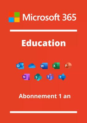 Achat Microsoft 365 Education Microsoft 365 Apps pour Ets Scolaires - Abonnement 1 an