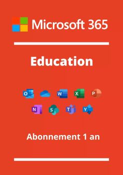 Vente Microsoft 365 Education Microsoft 365 Apps pour Ets Scolaires - Abonnement 1 an sur hello RSE