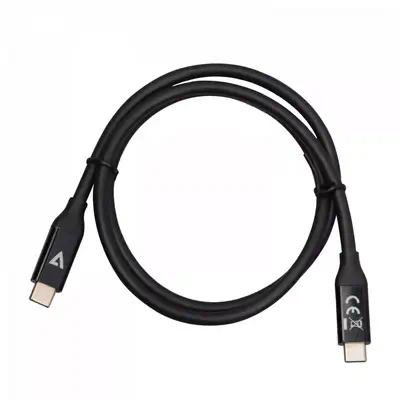 V7 V7USB4-80CM câble USB 0,8 m USB C Noir - Câble USB - visuel 4