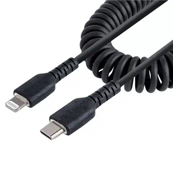 Achat StarTech.com Câble USB-C vers Lightning de 1m - Adaptateur USB C vers Lightning Noir Certifié Mfi, Gaine Durable en TPE - Câble USB Type-C vers Lightning - Chargeur USB-C vers Iphone/lightning Très Résistant et autres produits de la marque StarTech.com