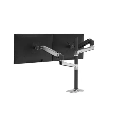 LX Dual Stacking Arm Tall Pole - Ergotron - Support Fixe & Mobile - visuel 3