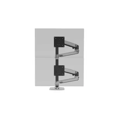 LX Dual Stacking Arm Tall Pole - Ergotron - Support Fixe & Mobile - visuel 4