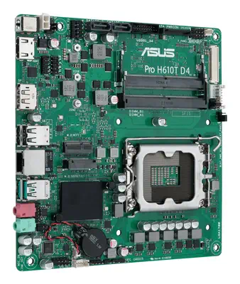 ASUS Pro H610T D4-CSM Intel H610 LGA 1700 Asus - visuel 1 - hello RSE - Automatise la maintenance informatique