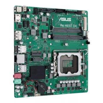 Achat ASUS PRO H610T D4-CSM LGA1700 DDR4 1xHDMI 2.1 1xDP 1xPCIe 2xM.2 au meilleur prix