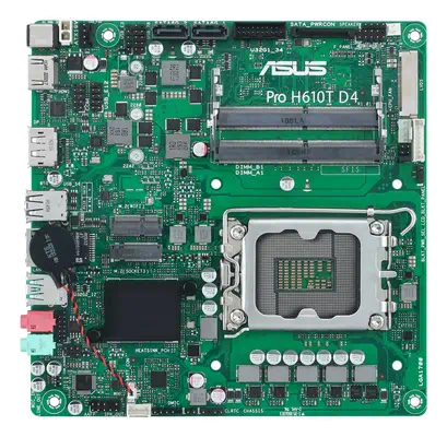 ASUS Pro H610T D4-CSM Intel H610 LGA 1700 Asus - visuel 1 - hello RSE - Gestion sécurisée de tous les terminaux