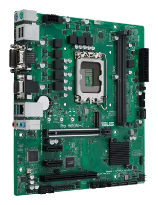 ASUS Pro H610M-C-CSM Intel H610 LGA 1700 micro ATX - Asus - Carte mère - visuel 3