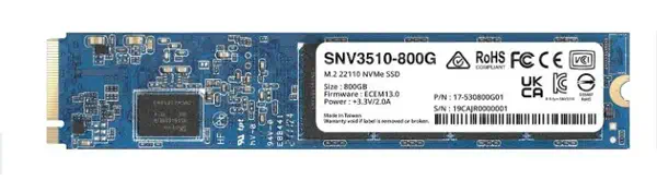 Synology SNV3510 800 Go M.2 PCI Express 3.0 NVMe - Disque dur SSD - visuel 1