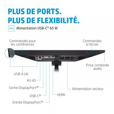 Vente HP E24m G4 23.8inch FHD Conferencing USB-C Dock HP au meilleur prix - visuel 8