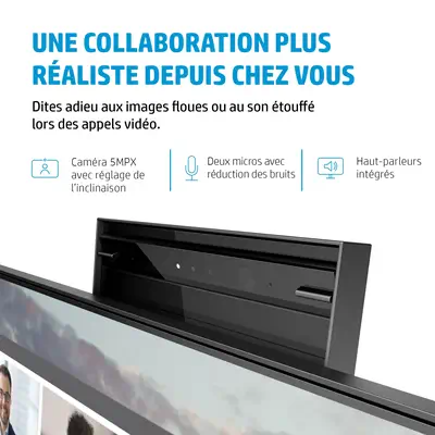 Écran de conférence USB-C FHD HP E24m G4 - Ecran Ordinateur - visuel 9