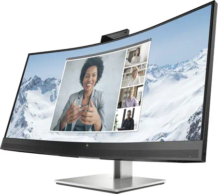 Écran de conférence HP E34m G4 WQHD Incurvé Port USB-C - Ecran Ordinateur - visuel 8