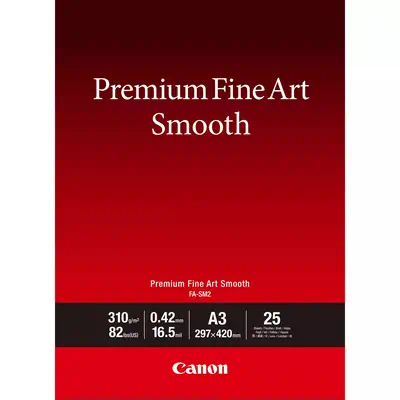 Achat Papier CANON FA-SM2 A3 25Sheets Premium Fine Art Smooth sur hello RSE