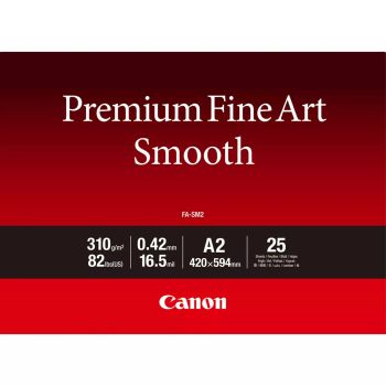 Vente Papier CANON FA-SM2 A2 25Sheets Premium Fine Art Smooth Paper sur hello RSE