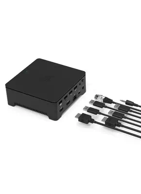 Port Designs 901908-W-EU station d'accueil Avec fil USB 3.2 Gen 1 (3.1 Gen 1) Type-A Noir - Station d'accueil pour portable - visuel 9