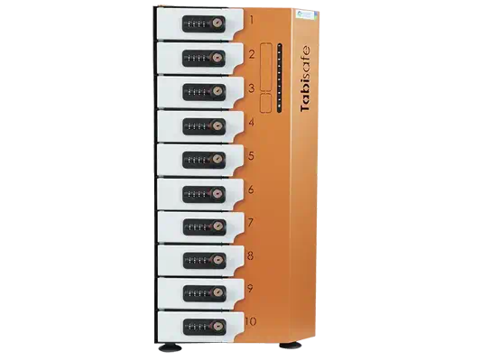 Tabisafe S 10 casiers serrure codes Charge électrique