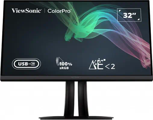 Viewsonic VP56 écran plat de PC 81,3 cm (32") 3840 x 2160 pixels 4K Ultra HD LED Noir - Ecran Ordinateur - visuel 2