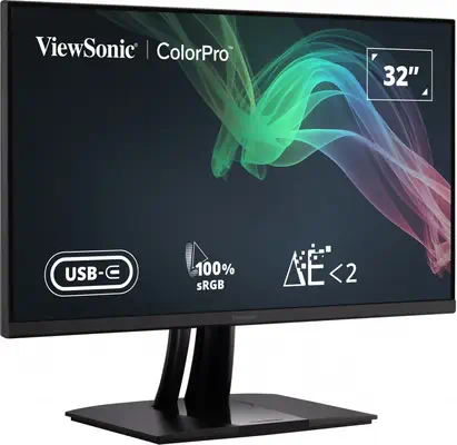 Viewsonic VP56 écran plat de PC 81,3 cm (32") 3840 x 2160 pixels 4K Ultra HD LED Noir - Ecran Ordinateur - visuel 4