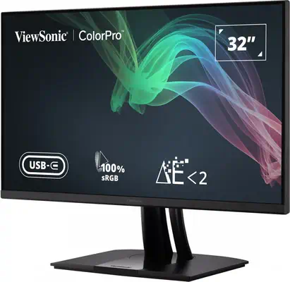 Viewsonic VP56 écran plat de PC 81,3 cm (32") 3840 x 2160 pixels 4K Ultra HD LED Noir - Ecran Ordinateur - visuel 6