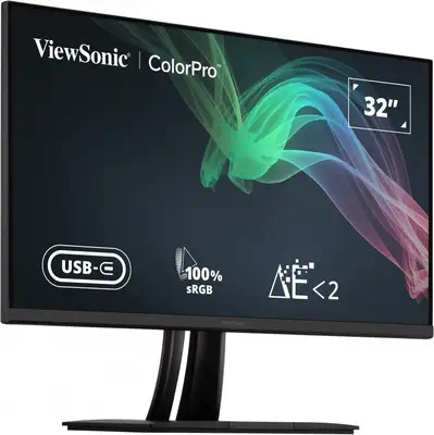 Viewsonic VP56 écran plat de PC 81,3 cm (32") 3840 x 2160 pixels 4K Ultra HD LED Noir - Ecran Ordinateur - visuel 3