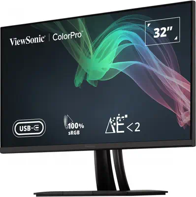 Viewsonic VP56 écran plat de PC 81,3 cm (32") 3840 x 2160 pixels 4K Ultra HD LED Noir - Ecran Ordinateur - visuel 5