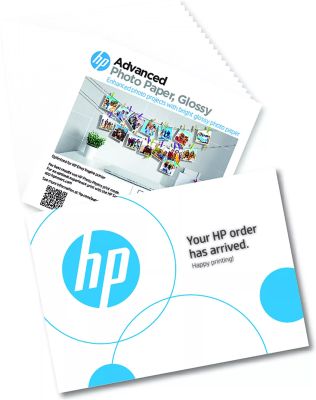 Revendeur officiel Papier HP Advanced Photo Paper, Glossy, 65 lb, 5 x 5 in. (127 x 127