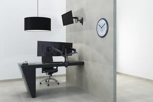 Ergotron LX Series LX Wall Monitor Arm 86,4 cm (34") Mur Noir - Accessoire ENI, TBI et VPI - visuel 5