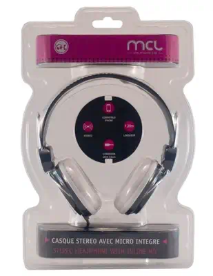 MCL CSQ-M/WNZ écouteur/casque Avec fil Arceau Appels/Musique - Casque Micro - visuel 3