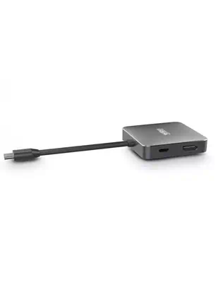 Urban Factory HUBEE LIGHT USB 3.2 Gen 1 (3.1 Gen 1) Type-C Gris - Station d'accueil pour portable - visuel 2