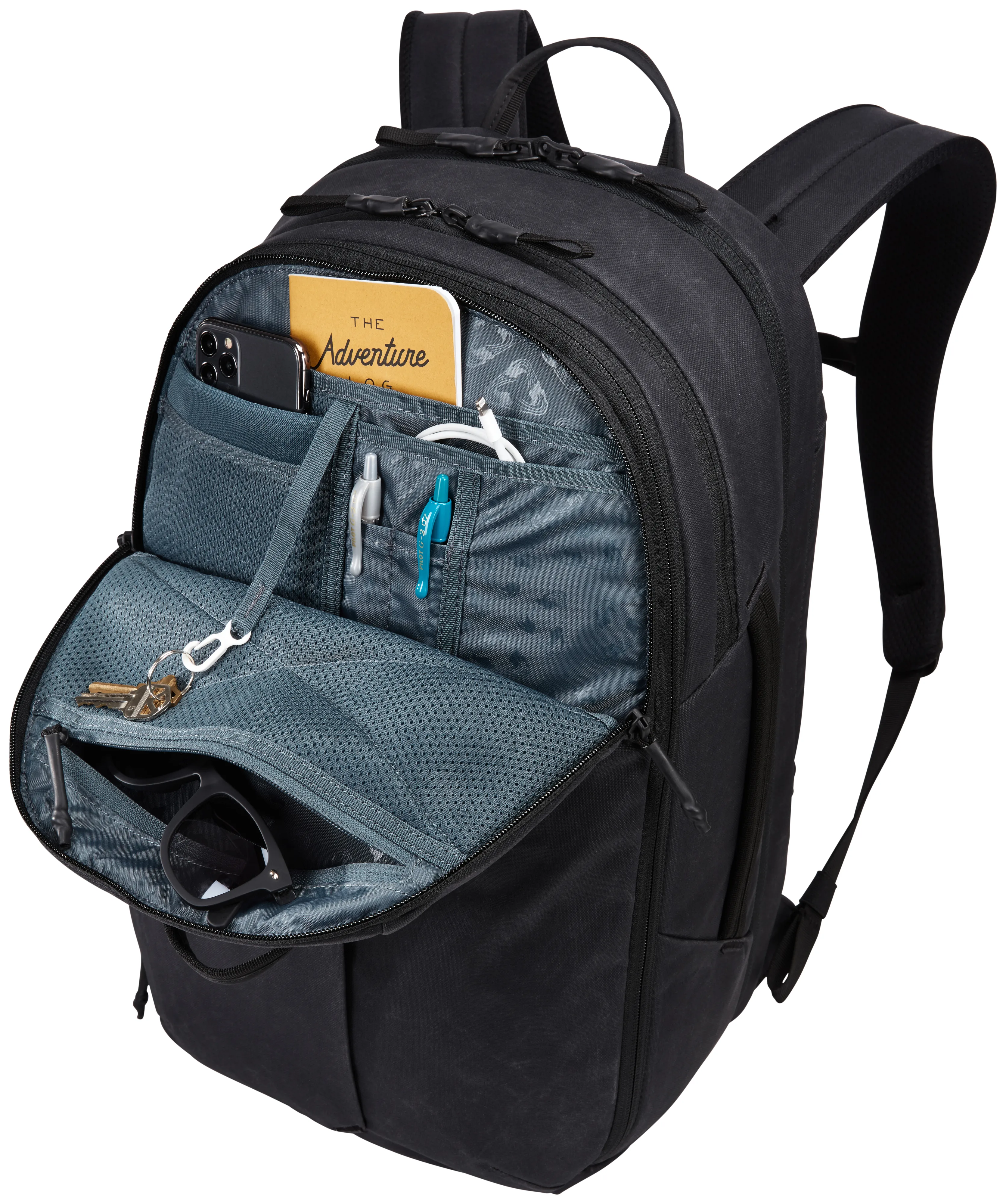 Thule Aion TATB128 - Black sac à dos Sac à dos normal Noir Polyester - Sacoche & Housse - visuel 8