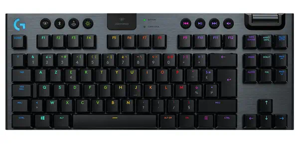 Logitech G 920-009497 clavier Gaming RF sans fil + Bluetooth AZERTY Français Charbon - Clavier - visuel 7