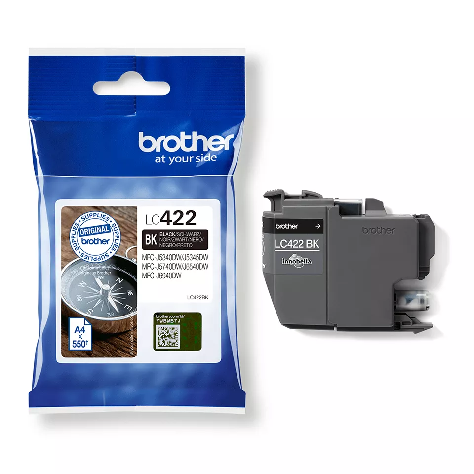 Achat BROTHER LC422BK Ink Cartridge For BH19M/B Compatible sur hello RSE - visuel 3
