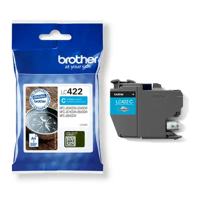 LC422C Cartouche d'encre originale Brother - Cyan - Cartouches d'encre - visuel 5