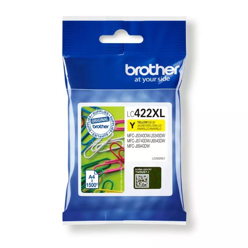 Achat BROTHER LC422XLY HY Ink Cartridge For BH19M/B - 4977766815611