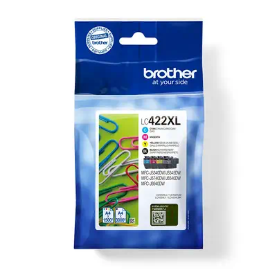 LC422XLVAL - Pack de cartouches d'encre originales pour imprimantes Brother - Cartouches d'encre - visuel 1