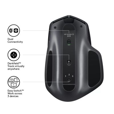Vente Logitech MX Master 2S Wireless Mouse Logitech au meilleur prix - visuel 6