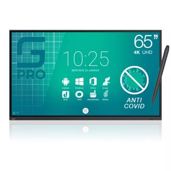Achat Speechi Ecran interactif tactile Anti-Germes SuperGlass Haute Précision Android + Windows SpeechiTouch Pro UHD – 65" au meilleur prix