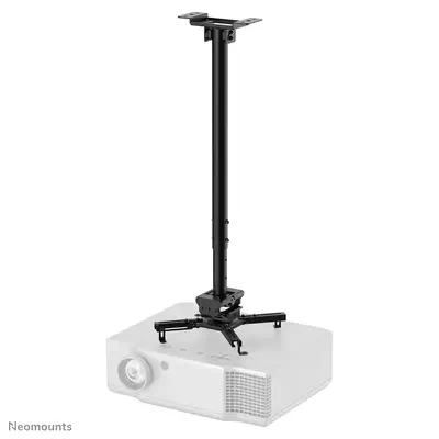 Neomounts CL25-550BL1 Support de plafond pour vidéoprojecteur - h74.5-114.5 cm - installation facile - Kits de support plafond - visuel 1