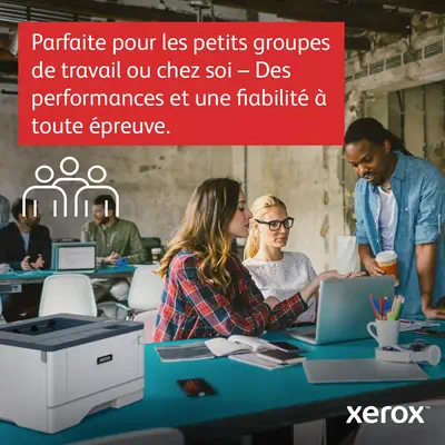 Xerox B310 Imprimante recto verso sans fil A4 Xerox - visuel 1 - hello RSE - Installez votre imprimante à l'endroit qui vous convient, grâce à la connectivité Wi-Fi incluse en standard.